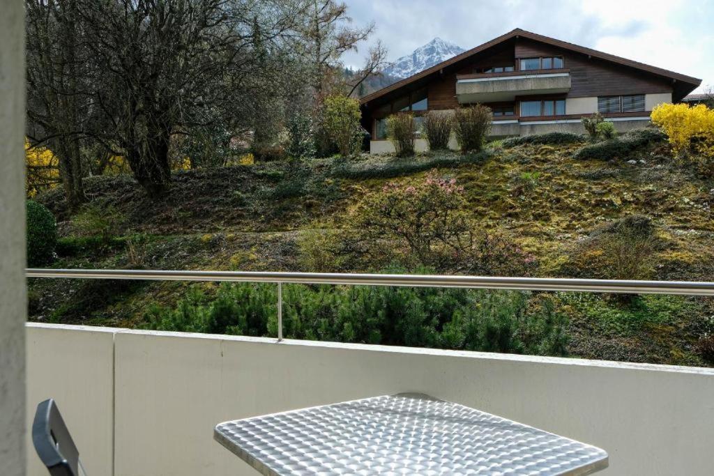Ferienwohnung Mariposa Spiez Exterior foto